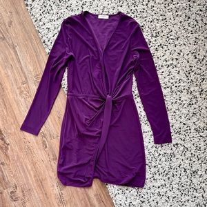 Babaton faux wrap dress